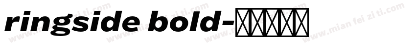 ringside bold字体转换